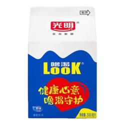 噜渴 光明噜渴LOOK原味酸奶女排代言益生菌酸牛奶整箱早餐奶常温300ml