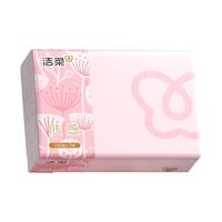 洁柔肤感抽纸巾 3层可湿水面巾纸婴儿纸巾擦手纸卫生抽纸 3层 100抽*6包