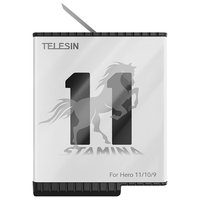  TELESIN go12-9 gopro12/11/10/9游泳潜水套装+挂脖+电池充电器+兔笼边框+旅游骑行支架+收纳包+胸带+自拍杆+吸盘