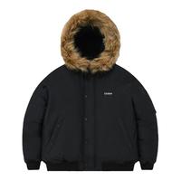 Covernat短款羽绒服冬男女简约夹克可拆卸毛领外套CO2204DP06