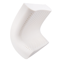 8H Z2 曲线乳胶枕 雅米色 60*40*10/12cm