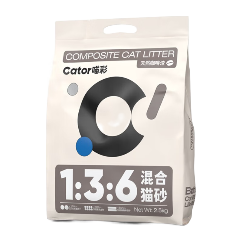 Cator喵彩 豆腐膨润土混合猫砂