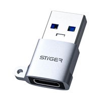 KOVOL科沃USB转Type-C USB-C母降噪耳机数据线充电线转接器通用安卓华为小米手机笔记本电脑转换头
