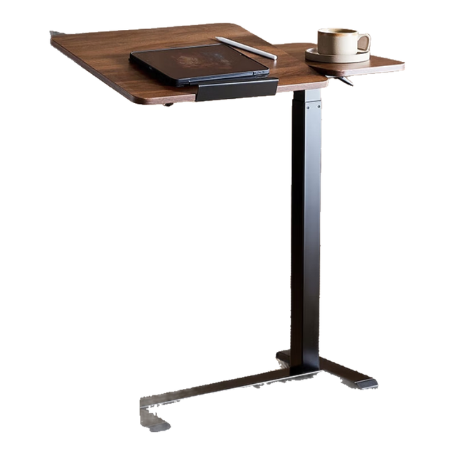 网易严选 多功能升降桌 气动旋转桌板-胡桃木色 c70
