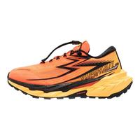 361度男鞋户外越野跑鞋男2025年春季防滑减震耐磨男款运动鞋 萤光红橙色/曜石黑 40