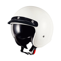 LS2复古头盔摩托车机车头盔女士四分之三男巡航美式四季半盔of599 特白 3XL(61-62头围）