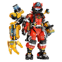 IBLOCK 城市梦英雄系列 ib1101 破界救援 破界消防机甲救援任务