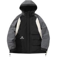 迈特优羽绒服内胆冲锋衣男冬季2024加绒加厚保暖滑雪工装外套