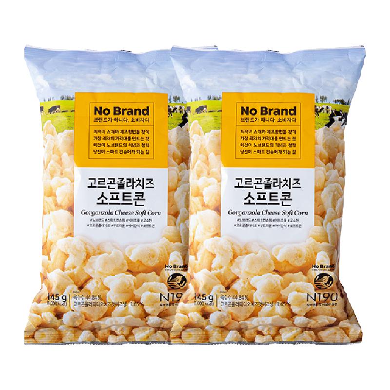 NoBrand诺倍得奶酪芝士玉米卷145g*2包韩国零食