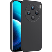 酷乐锋 适用于 vivo X100Pro手机壳保护套 X100Pro手机套镜头全包磨砂淡化指纹软壳外背壳 黑色 VIVOX100Pro❤亲肤磨砂壳