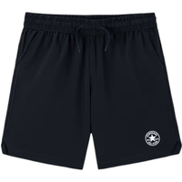 Converse匡威儿童装男童短裤冰丝夏季外穿大童运动裤子五分裤 正黑色 130 /56 【身高116-122cm】