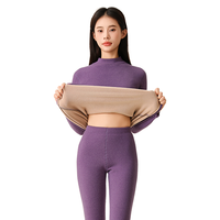 【400G加绒加厚牛奶绒】打底居家女士保暖内衣秋衣秋裤套装女