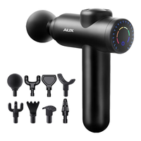 奥克斯(AUX)筋膜枪专业级肌肉按摩器经膜颈椎家用按摩器肩颈按摩仪腿部便携式AJM-74DP10(TC1) :液晶彩显+8头+智能压感