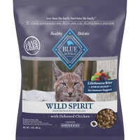 蓝馔 Blue Buffalo蓝馔美国原野精灵高蛋白含去骨鸡肉成猫猫粮85g