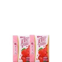 MENGNIU 蒙牛 小真果粒草莓味125ml*8盒 mini装营养风味牛奶饮品