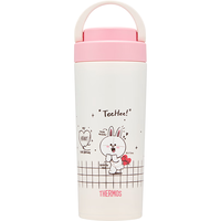 膳魔师(THERMOS)保温杯304钢男女士儿童420ml大容量保冷水杯子TCOV-420-CONY(LF)