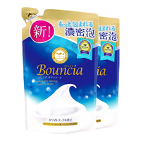 牛乳石碱（COW）香氛泡沫沐浴露男女士沐浴液乳持久留香72小时香体淋浴露保湿滋润 【淡雅花香】替换装360ml*2袋