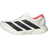 adidas 阿迪达斯 adizero系列 Adios Pro 4 马拉松碳柱男子跑鞋 JR1094 白/黑色/金属银 39