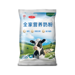 三元 全家营养奶粉300g袋*3 高钙高蛋白质成人奶粉
