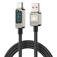 毕亚兹 BIAZEType-C 66W快充华为6A数据线1.5米数显适用华为Mate60/OPPO/小米手机笔记本电脑/游戏机