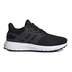 adidas 女鞋跑步鞋轻便减震休闲网面透气运动鞋 36码uk3.5码 黑/白