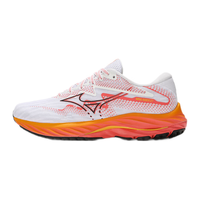 美津浓(MIZUNO)【WAVE RIDER 27】24运动跑步鞋男女鞋子缓震耐磨透气跑鞋 71/白色/黑色/红色 37