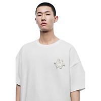 URBAN REVIVO 立体图案 女士T恤