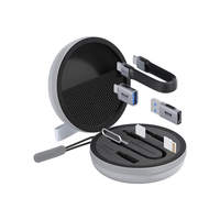 海备思都市生存包Type-c转接头雷电4数据线盒多功能转换头套装公转母弯头转接口便携旅行收纳包 4合1套装