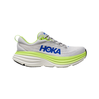 HOKA ONE ONE 邦代系列 Bondi 8 宽版 男子跑鞋 1127953-STTC 星尘灰/淡绿 46.5