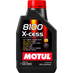 摩特 8100 X-CESS 5W-40 SN级 全合成机油 1L