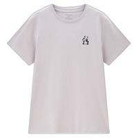 GIORDANO 佐丹奴 T恤女装纯棉针织动物叠叠乐刺绣圆领短袖T恤 05394385