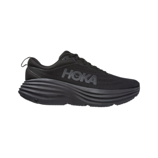 HOKA ONE ONE男款春夏邦代8公路跑鞋BONDI 8轻盈缓震回弹舒适防滑 黑色 / 黑色（拍大半码） 45
