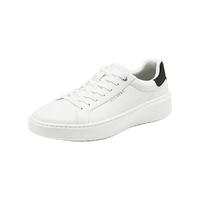 斯凯奇（Skechers）男鞋运动户外休闲鞋耐磨厚底缓震板鞋183175 白色/WHT 41.5