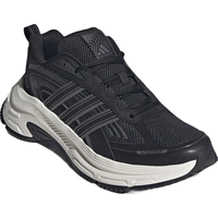 adidas 男女运动鞋轻便耐磨休闲老爹鞋透气缓震跑步鞋  黑 42