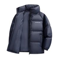 雪中飞 SNOWFLYING【200克充绒】2024羽绒服男款短款立领面包服极寒加厚