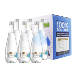 桦王 白桦树汁100%NFC天然320ml*6瓶/箱