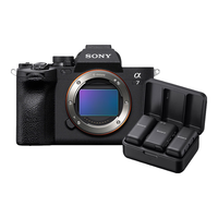 索尼（SONY）Alpha 7 IV 全画幅微单相机 创意外观滤镜+ ECM-W3领夹麦克风 麦克风套装 4K视频（a7M4）