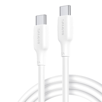 山泽双头Type-C数据线100W超级快充5A苹果15/16华为Pura70/Mate60荣耀安卓手机笔记本平板充电线1米