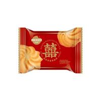 金冠【白鹿】婚庆喜糖混合独立包装休闲小零食下午茶订婚 曲奇饼干红色（约45包）500g1袋