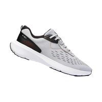 迪卡侬（DECATHLON）减震运动鞋网面透气男士跑步鞋夏季银灰色/橘红4479745 42