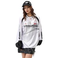  SPRAYGROUND 拼接设计 男士长袖T恤