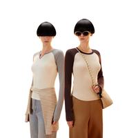 蕉内热皮501++上衣圆领T恤保暖内衣抗菌修身打底可外穿秋冬女士