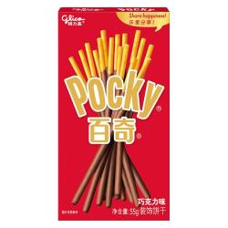 格力高 百奇涂层饼干 巧克力味 55g