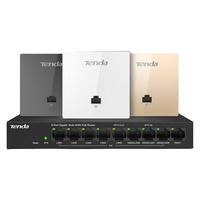 Tenda 腾达 W12无线ap面板千兆5G双频 86型嵌入墙壁式面板套装AC一体 家用大户型中央路由全屋覆盖wifi