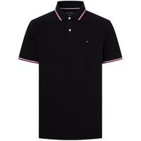 TOMMY HILFIGER Tommy男装商务休闲拼色镶边小绣标短袖POLO衫78J9195