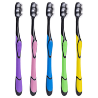  JIAN/健 磨尖细丝洁齿护龈 成人牙刷  4支