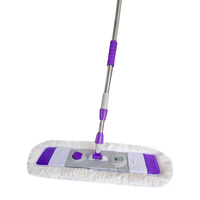 Sodolike 手洗平板拖把配件干湿两用家用墩布懒人地拖把拖板杆盘布套装 平板拖把