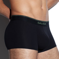 SALIGIA希腊经典系列神圣鸢尾100S长绒棉男士平角内裤 【空灵蓝+生机绿+生机绿】 3条 2XL