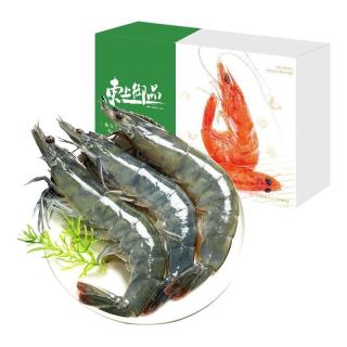 东上御品 青岛大虾鲜活新鲜特大青虾海虾冻虾白虾基围虾一箱整