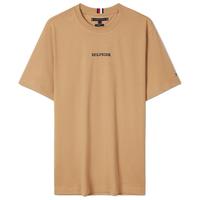 Tommy Hilfiger 男纯棉立体硅胶字母合身打底衫圆领短袖T恤31538